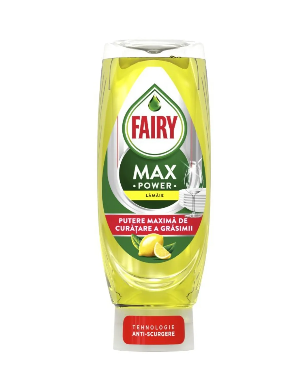 FAIRY TEČNOST ZA PRANJE SUĐA MAX POWER LEMON 545 ML 