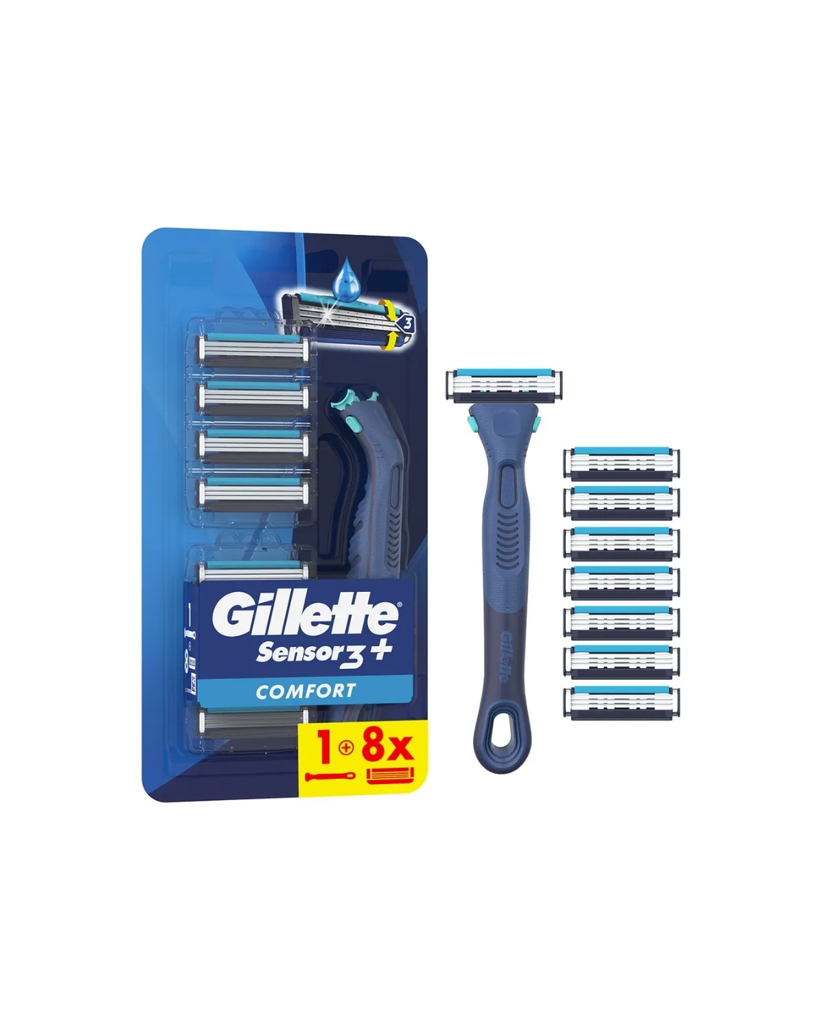 GILLETTE BRIJAČ SENSOR COMFORT + DOPUNA 