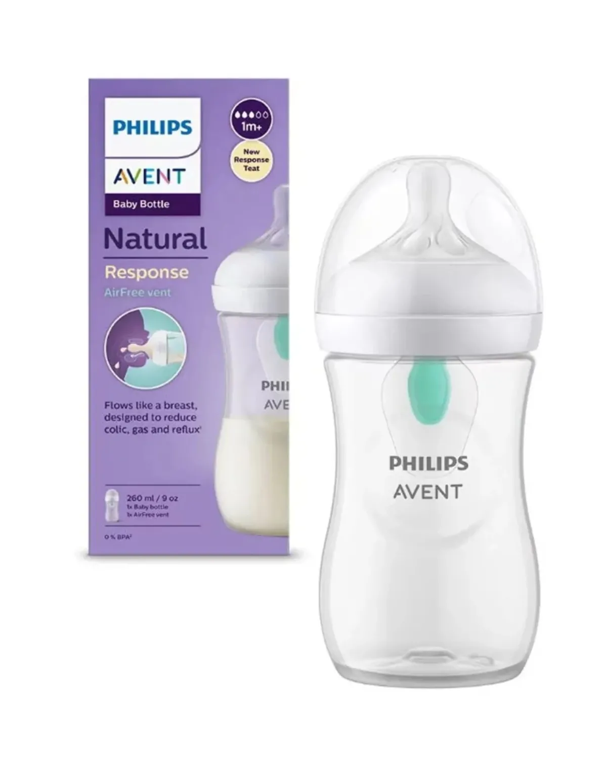 PHILIPS AVENT NATURAL RESPONSE FLAŠICA 260ML SA AIRFREE VENTILOM 