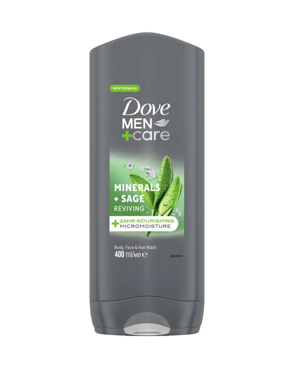 DOVE GEL ZA TISIRANJE MINERALS SAGE 400ML M.