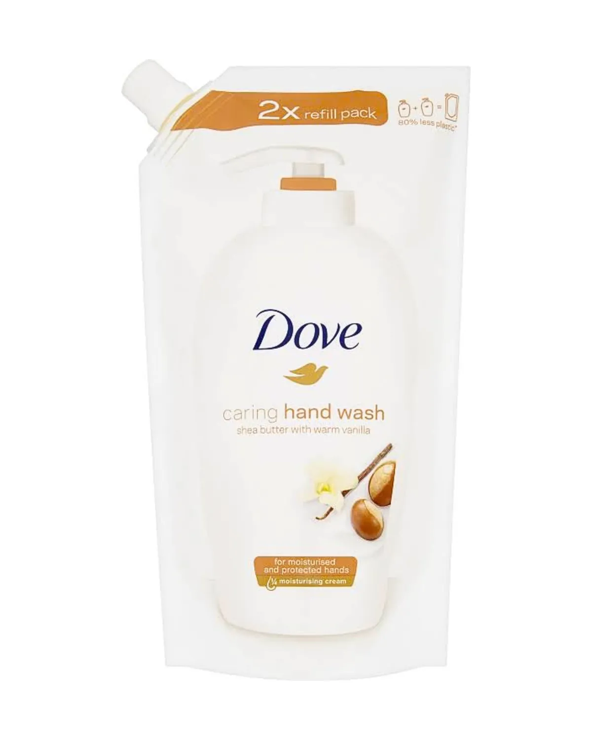 DOVE CARING HAND WASH SHEA BUTTER & VANILLA - REFILL 500ML 