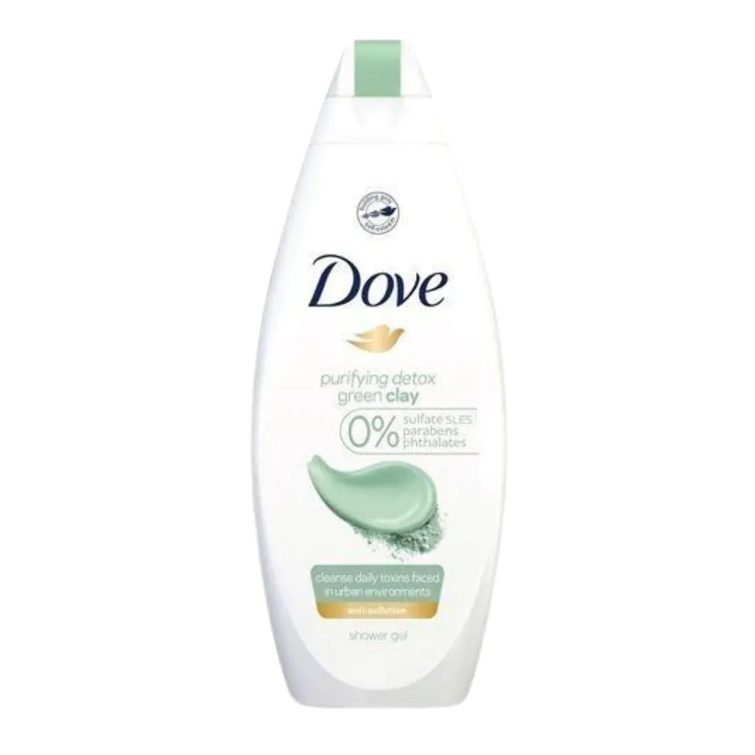 DOVE SHOWER GEL GREEN CLAY 250ML