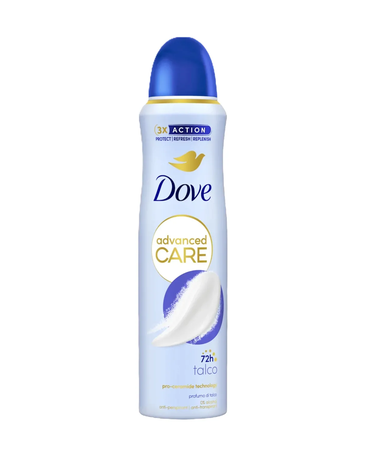 DOVE DEO AC TALCO 150ML WOMEN