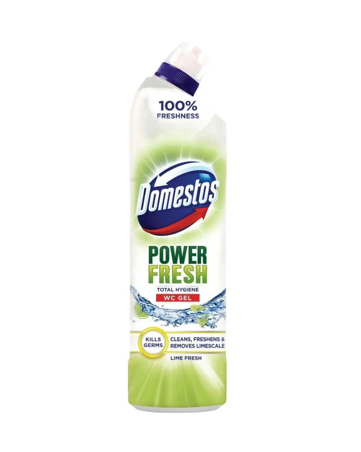 DOMESTOS WC GEL TOTAL LIME 700ML - GEL ZA WC ŠOLJU 