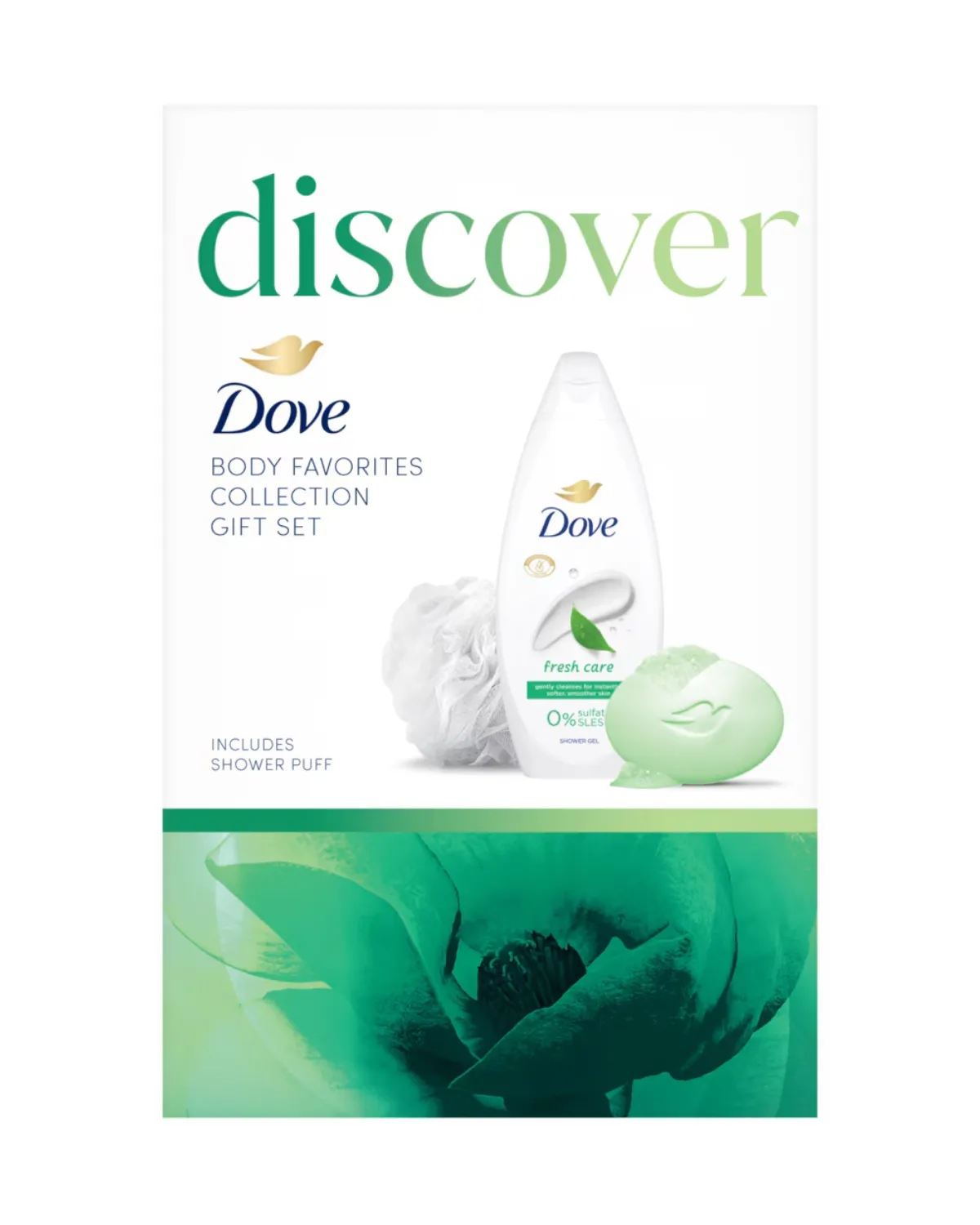 DOVE SET GBW 3 DISCOVER 24/25 (GEL+SAPUN+PUFNA GRATIS) - KUTIJA