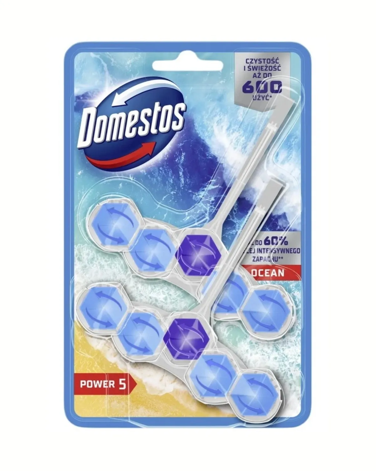DOMESTOS POWER 5 OCEAN 2X50GR - OSVJEŽIVAČ WC ŠOLJE 