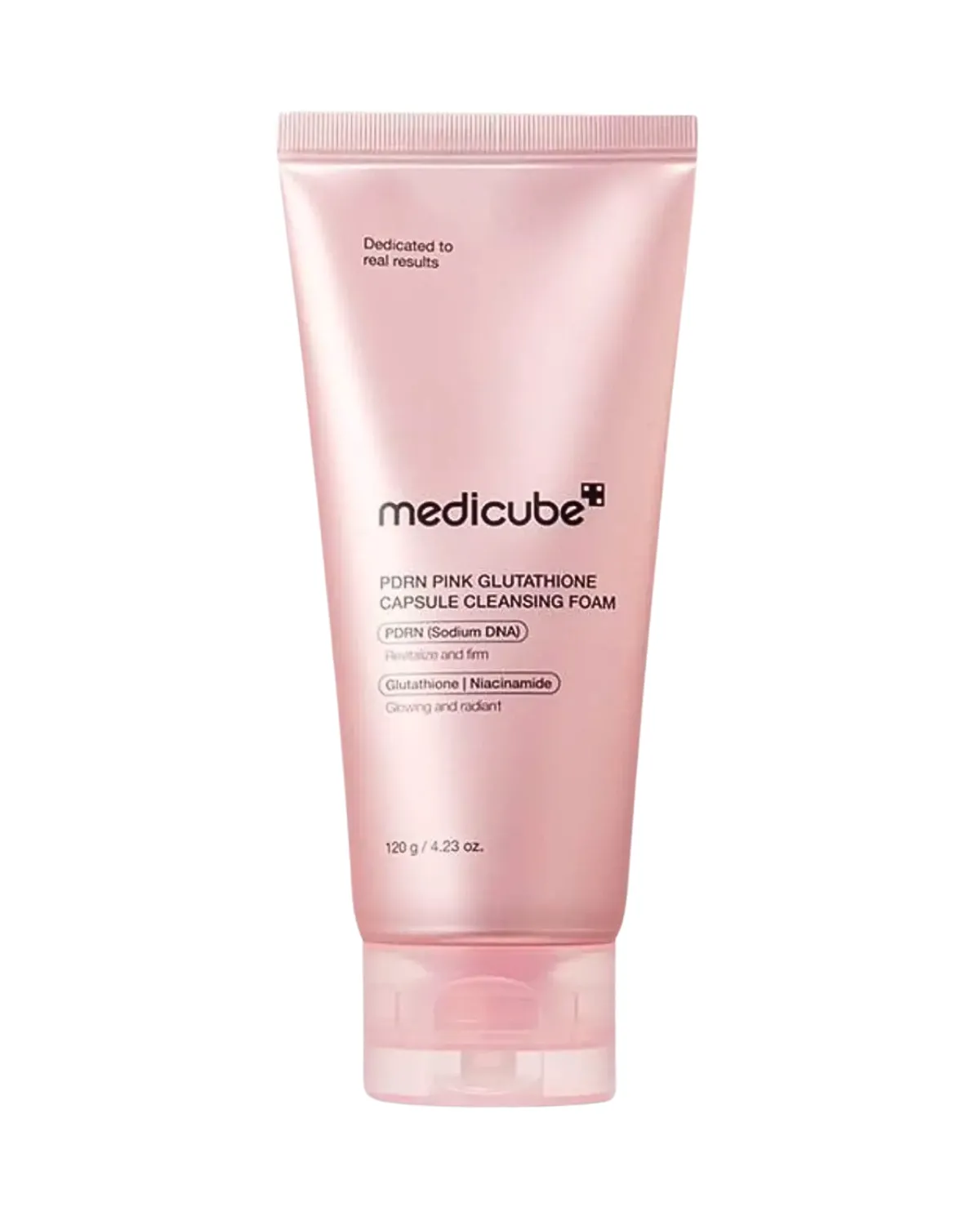 MEDICUBE PDRN PINK GLUTATHIONE CAPSULE CLEANSING FOAM 120G 
