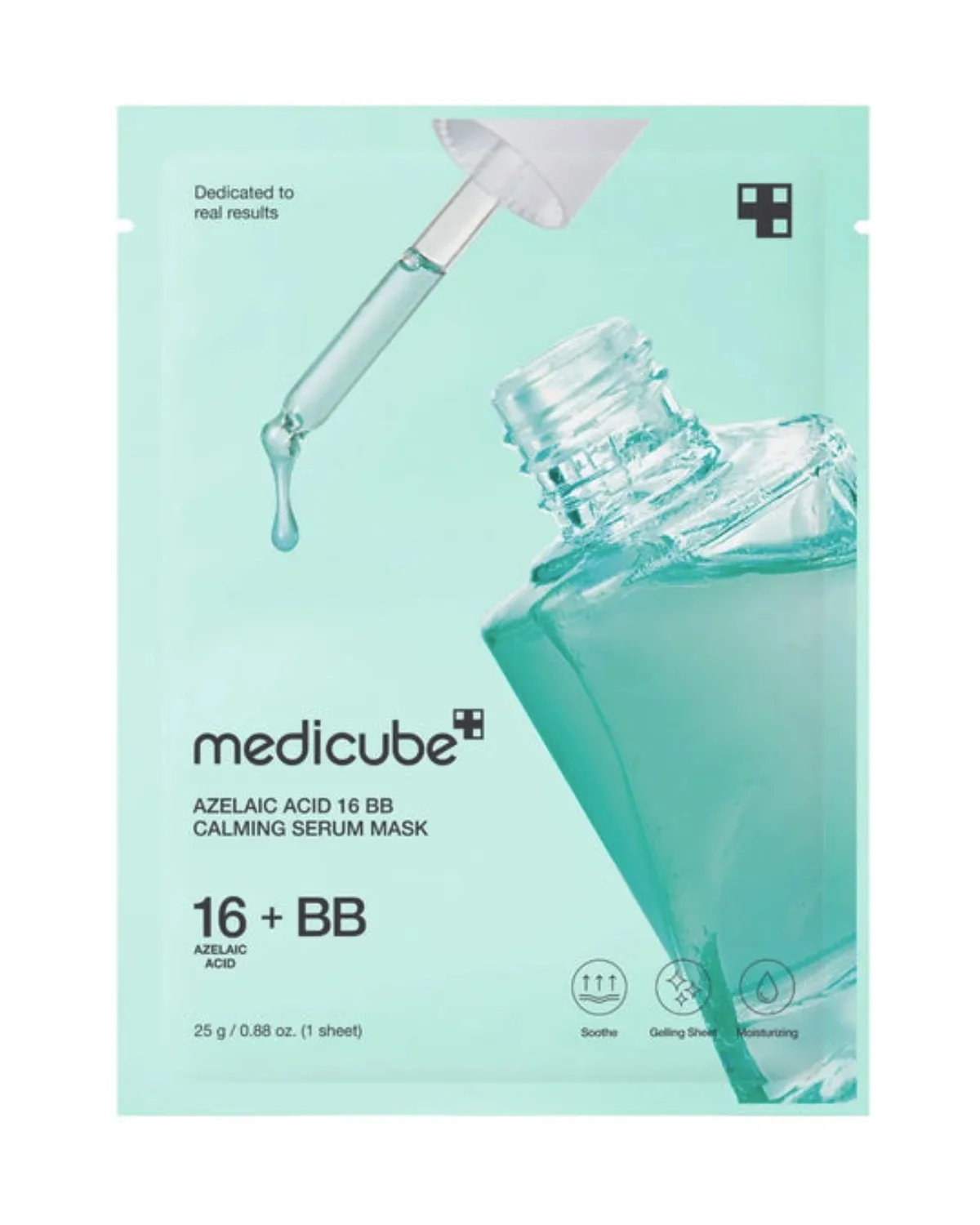 MEDICUBE AZELAIC ACID 16BB CALMING SERUM MASK 