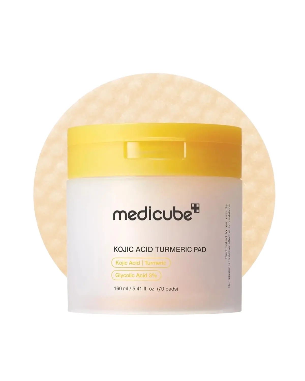 MEDICUBE KOJIC ACID TURMERIC CLARIFYING TONER PAD 70KOM 