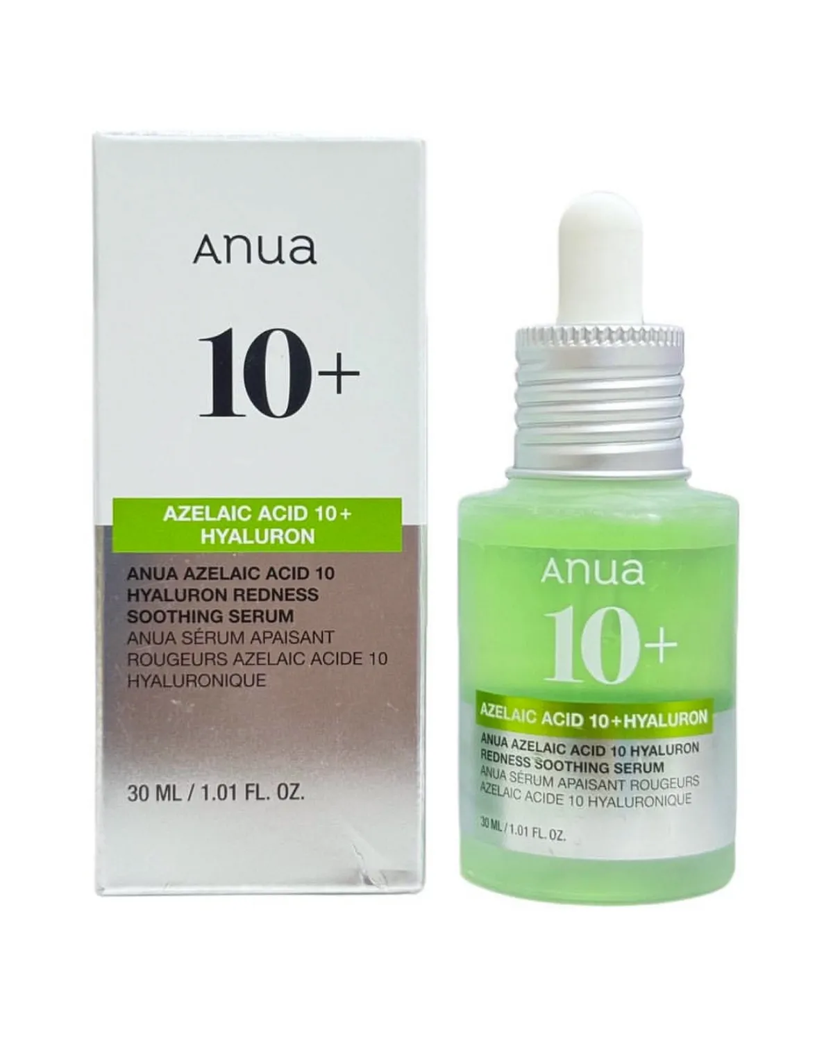 ANUA AZELAIC ACID 10 HYALURON REDNESS SOOTHING SERUM 30ML 