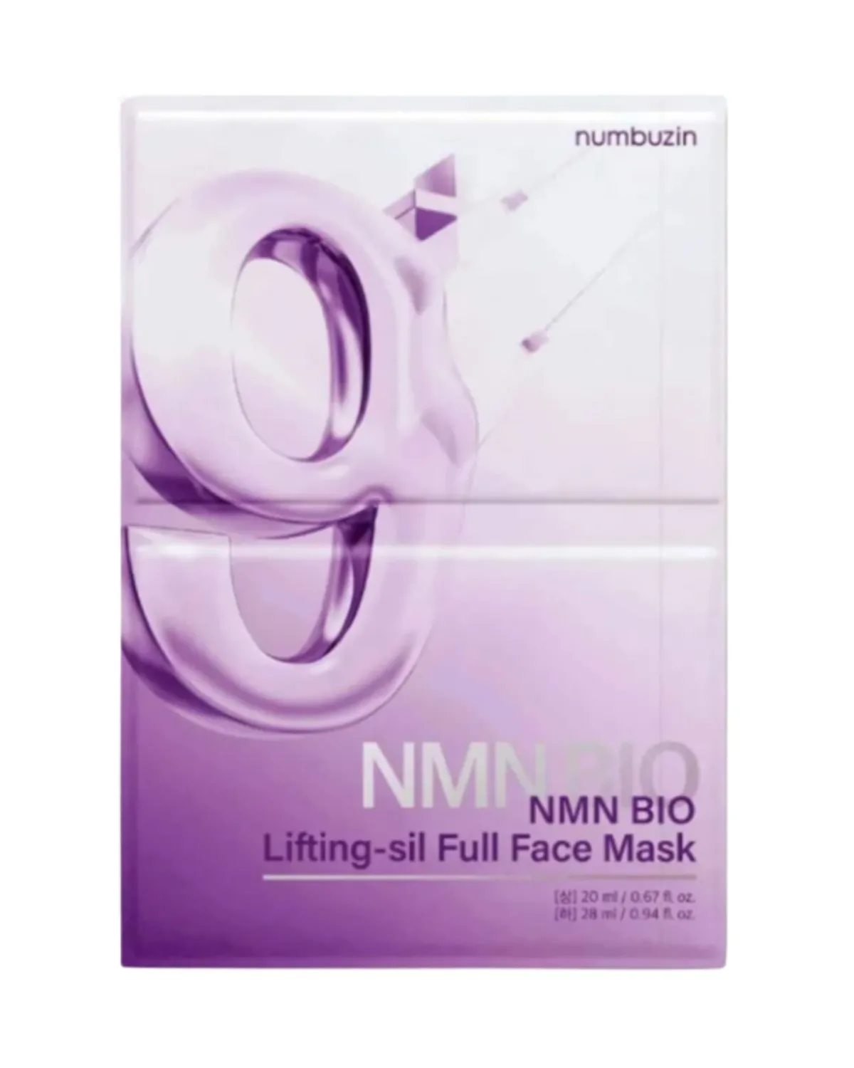 NUMBUZIN NO.9 NAD BIO LIFTING FULL COVER FACIAL MASK 1KOM 