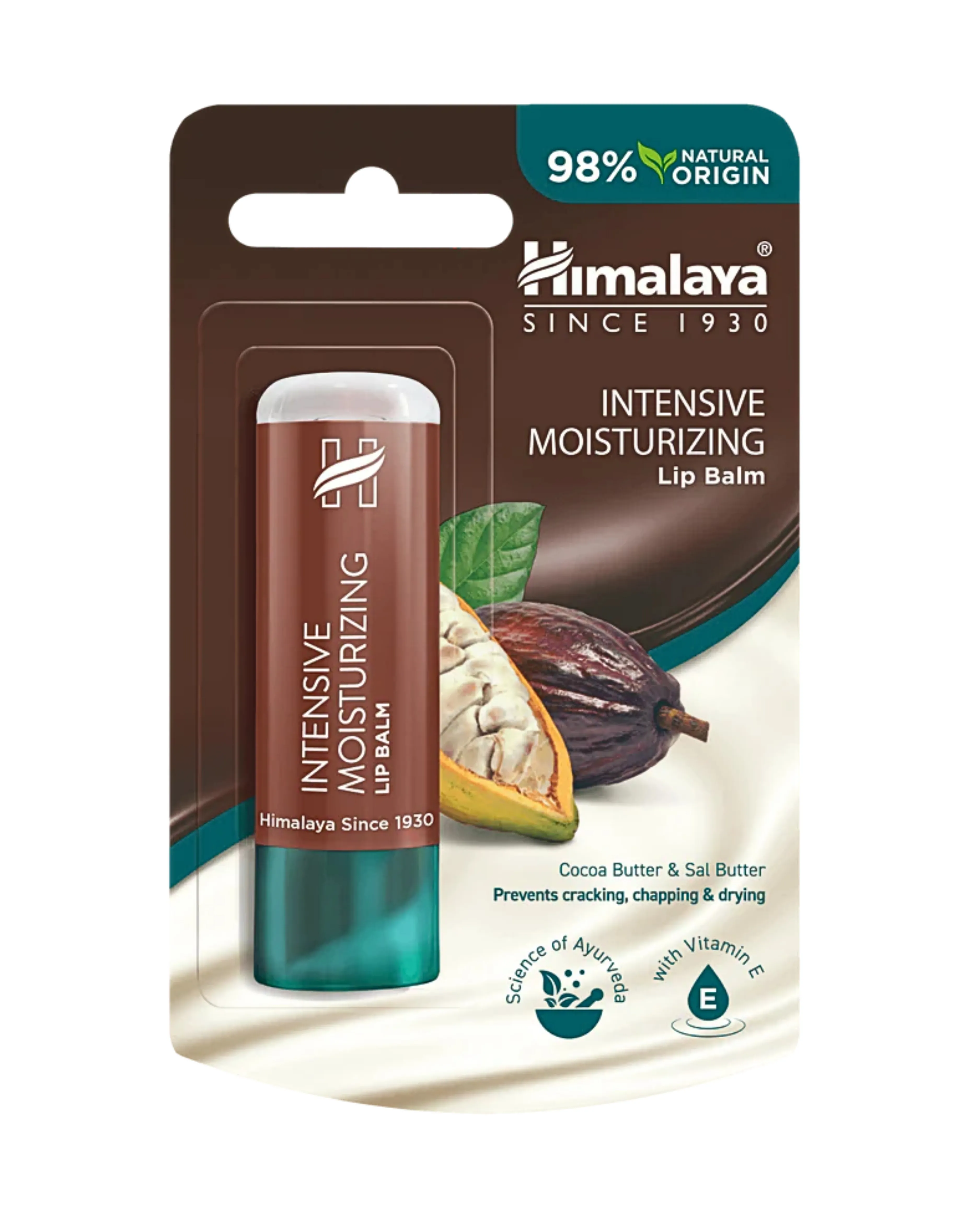 HIMALAYA LIP BALM INTENSIVE MOISTURIZING COCOA BUTTER 4 