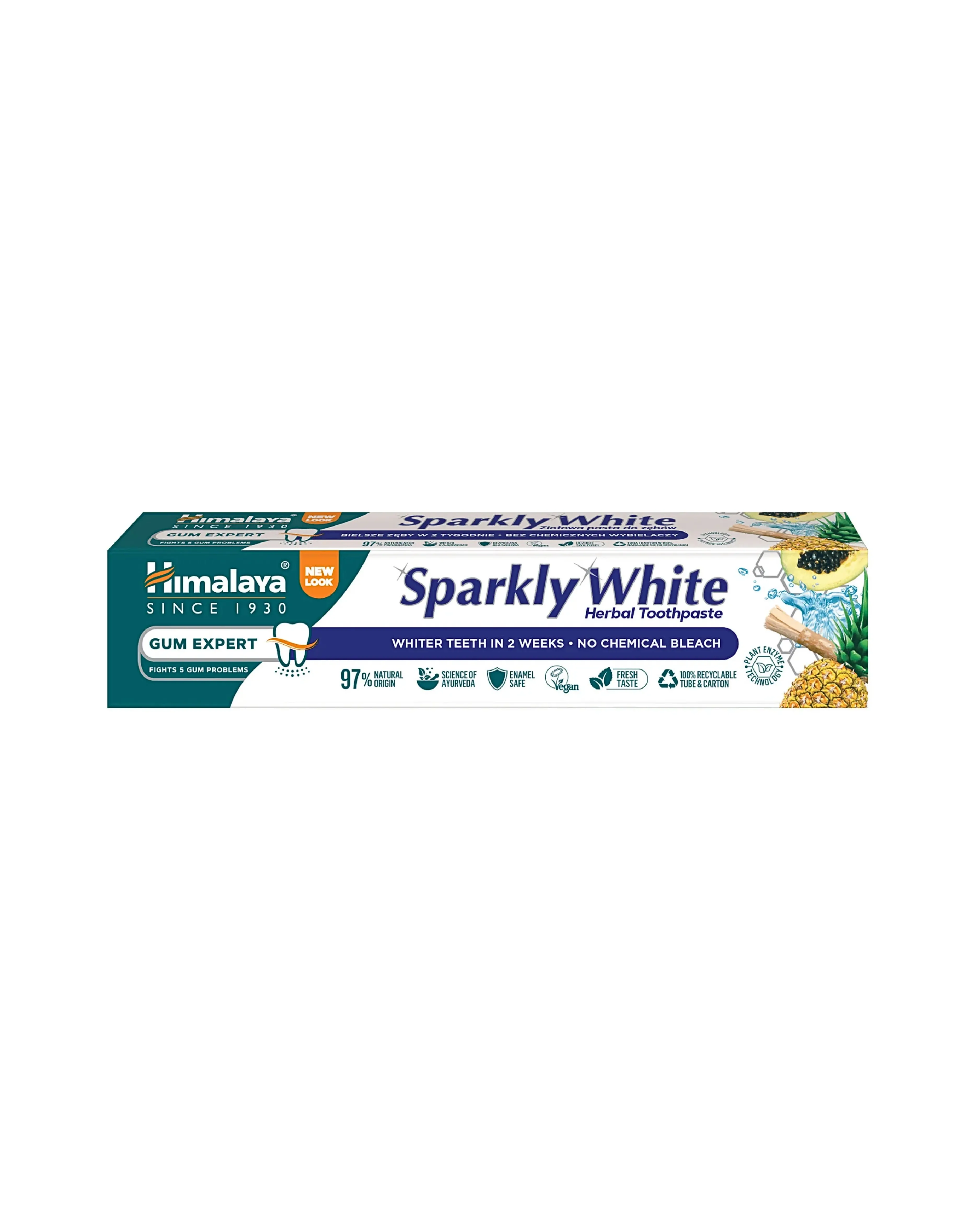 HIMALAYA PASTA ZA ZUBE SPARKLY WHITE 75ML -PASTA ZA BLISTAVO BIJELE ZUBE 