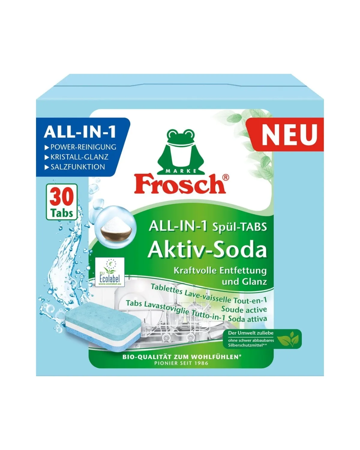 FROSH ALL-IN-1 30 PCS - DISHWASHING TABS ACTIV 