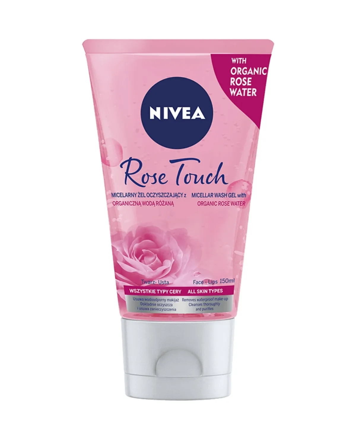 NIVEA GEL ZA CISCENJE LICA MICELLAIR ROSE WATER 150ML 