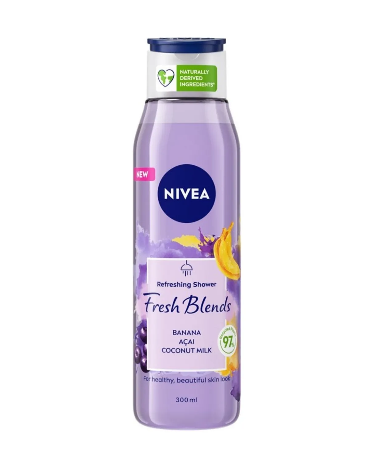 NIVEA GEL ZA TUSIRANJE FRESH BLENDS BANANA ACAI 300ML
