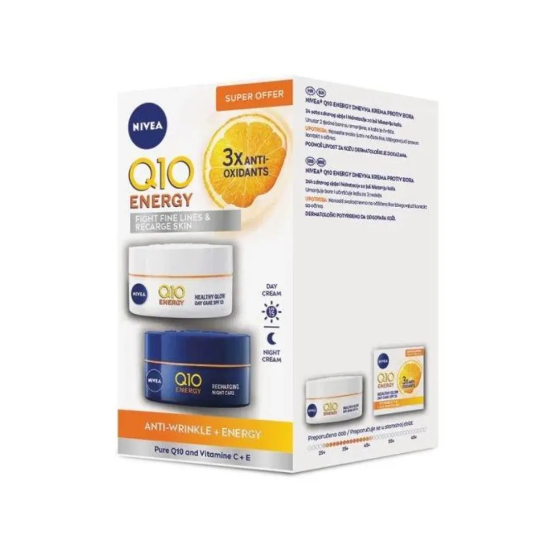 NIVEA KREME Q10 ENERGY DUOPACK (DNEVNA I NOCNA)