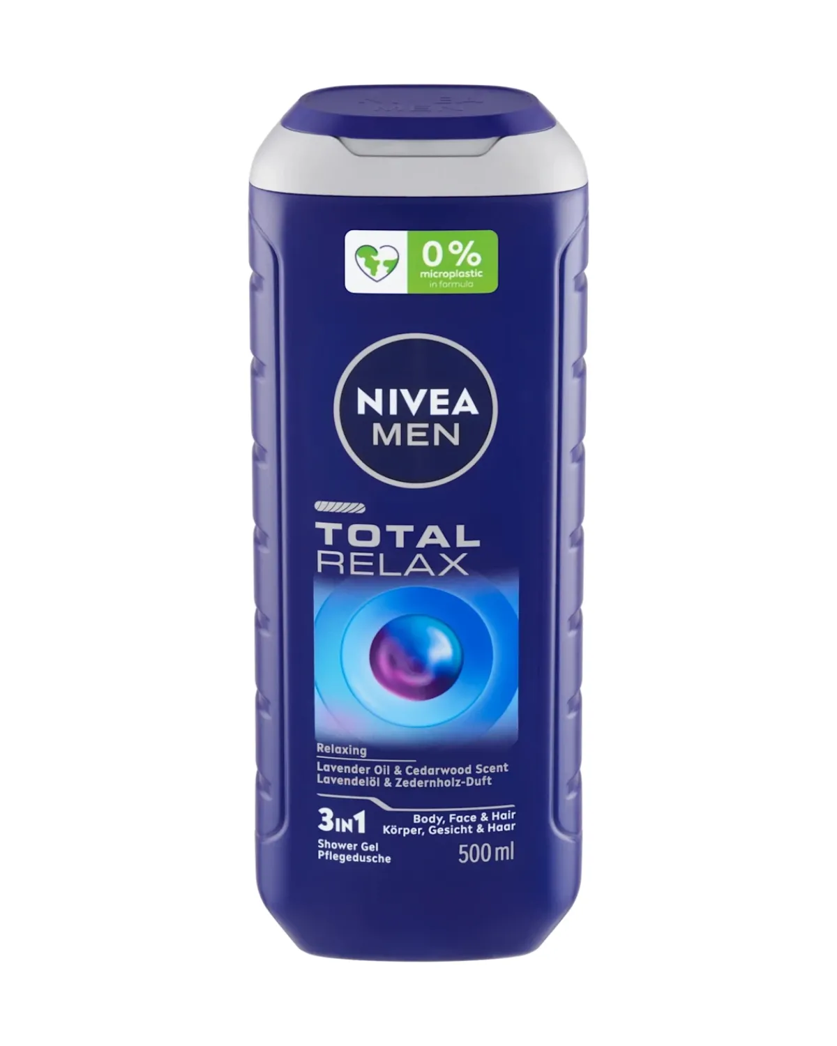 NIVEA GEL ZA TUŠIRANJE TOTAL RELAX MEN 500 ML 