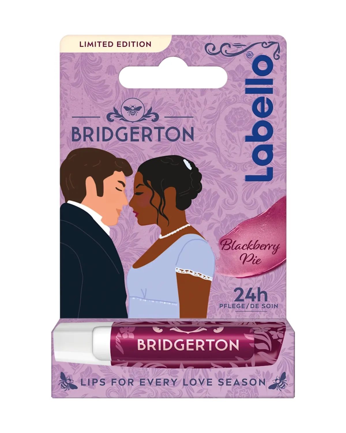 NIVEA LABELLO BRIDGERTON KATE & ANTHONY BLUEBERRY 4,8G 