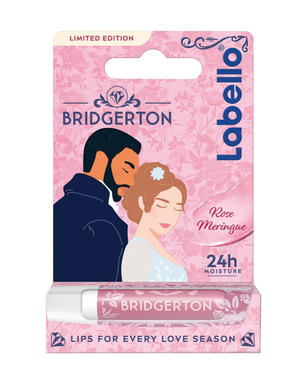 NIVEA LABELLO BRIDGERTON DAPHNE & SIMON ROSE 4,8G 