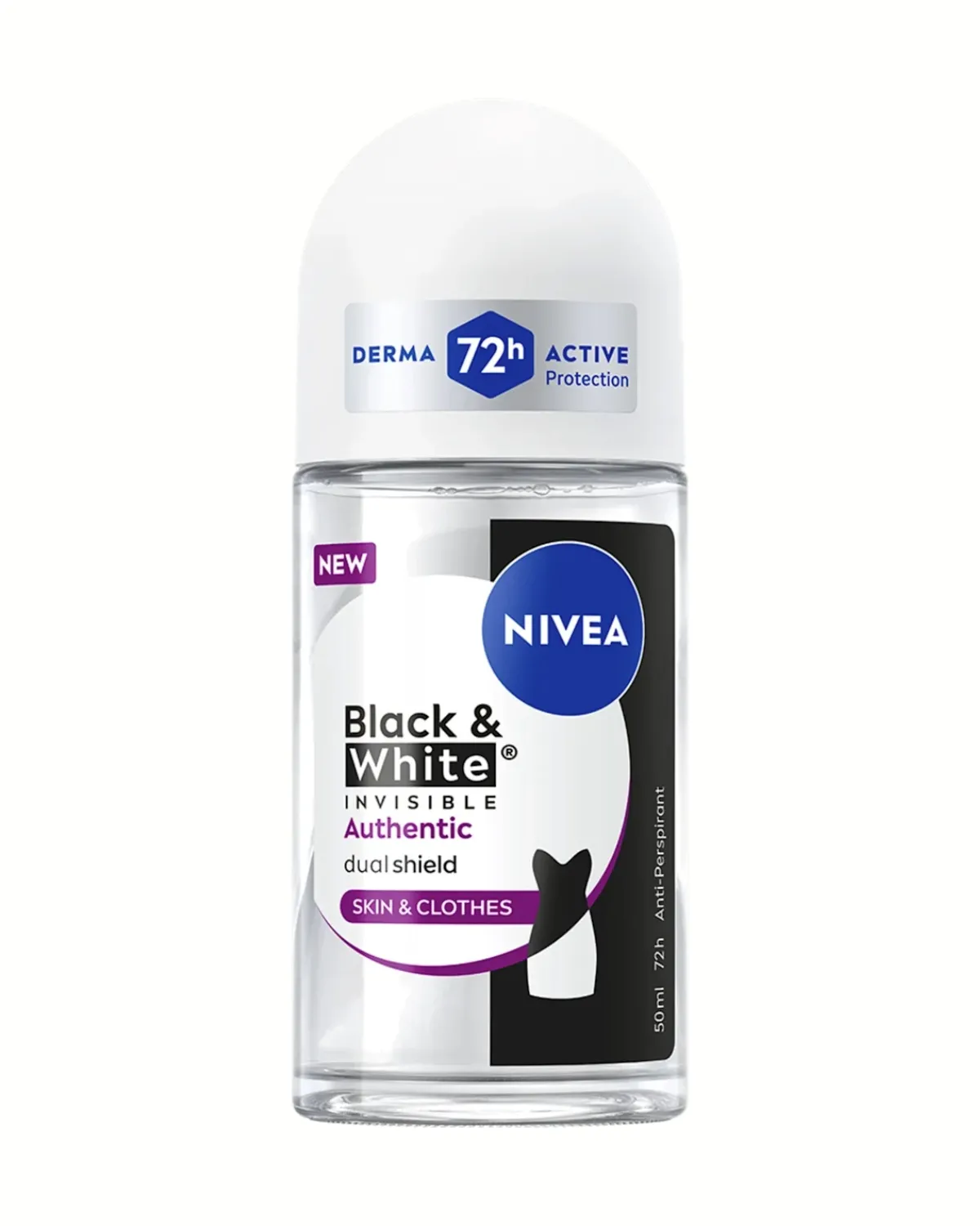NIVEA BLACK&WHITE NEVIDLJIVI AUTENTIČNI ROLL-ON 