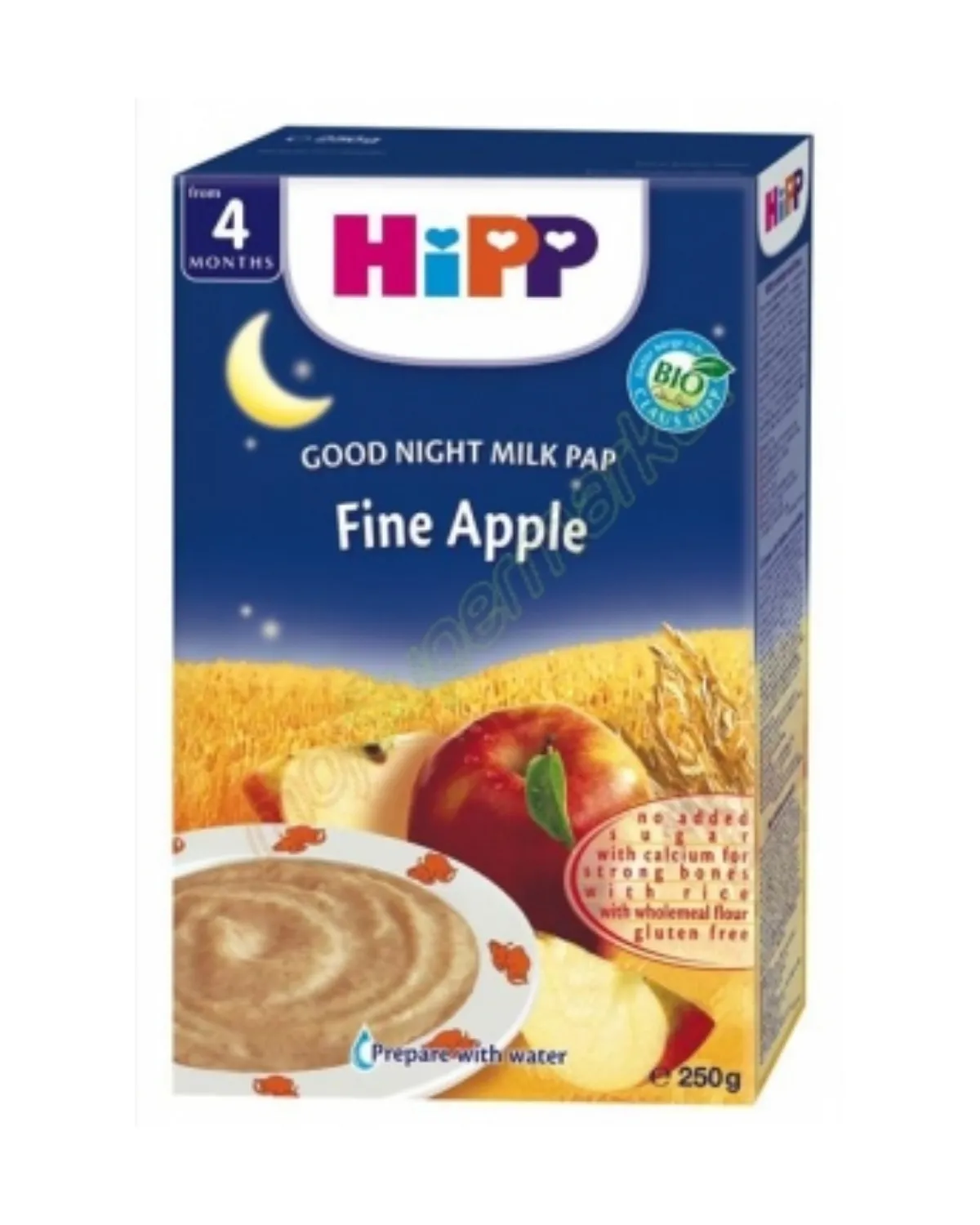 HIPP INSTANT MLIJEČNA NOĆNA KAŠA -  JABUKA - 4 MJ. 