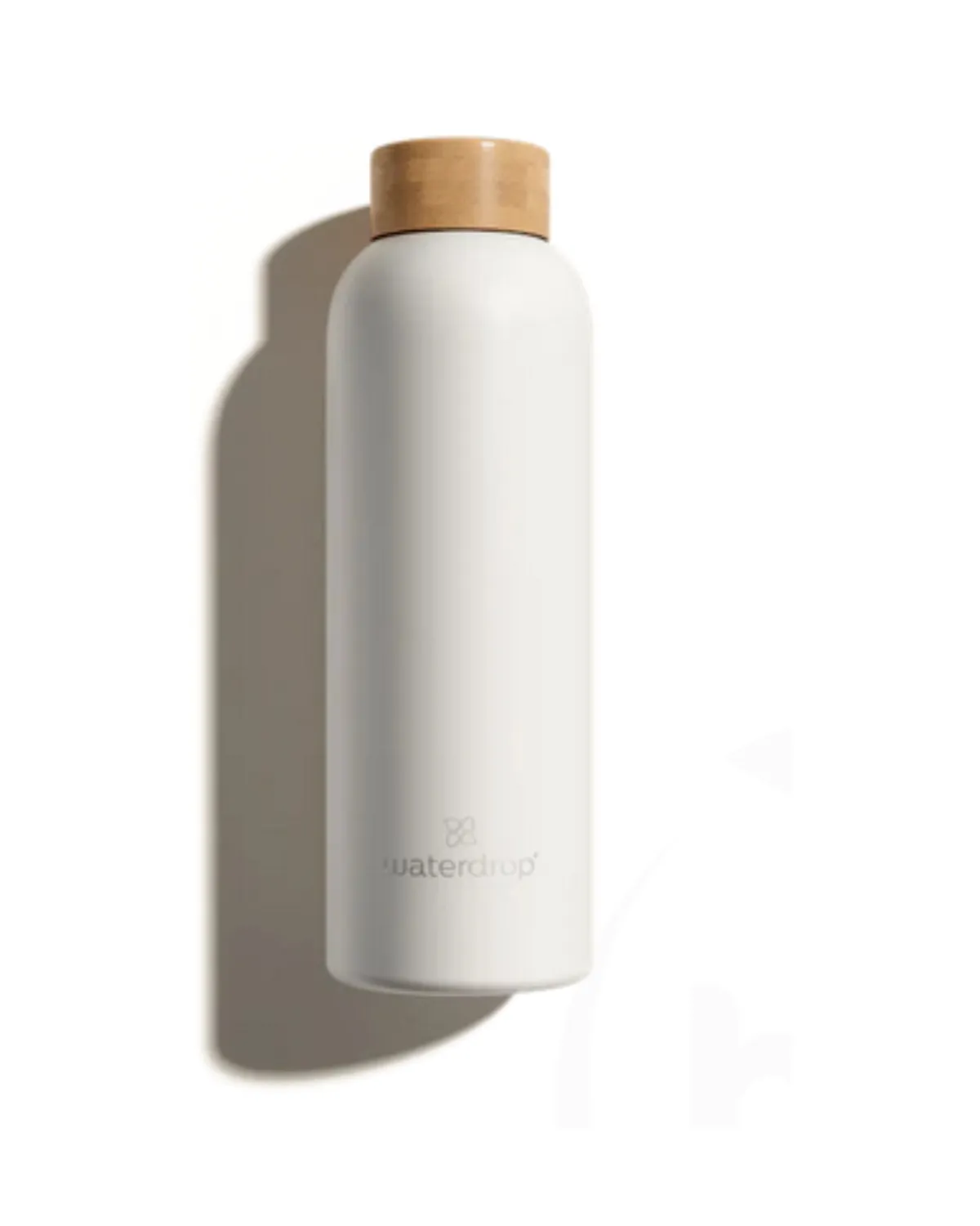 WATERDROP VTHERMO STEEL BOTTLE WHITE MATT 600ML V2 