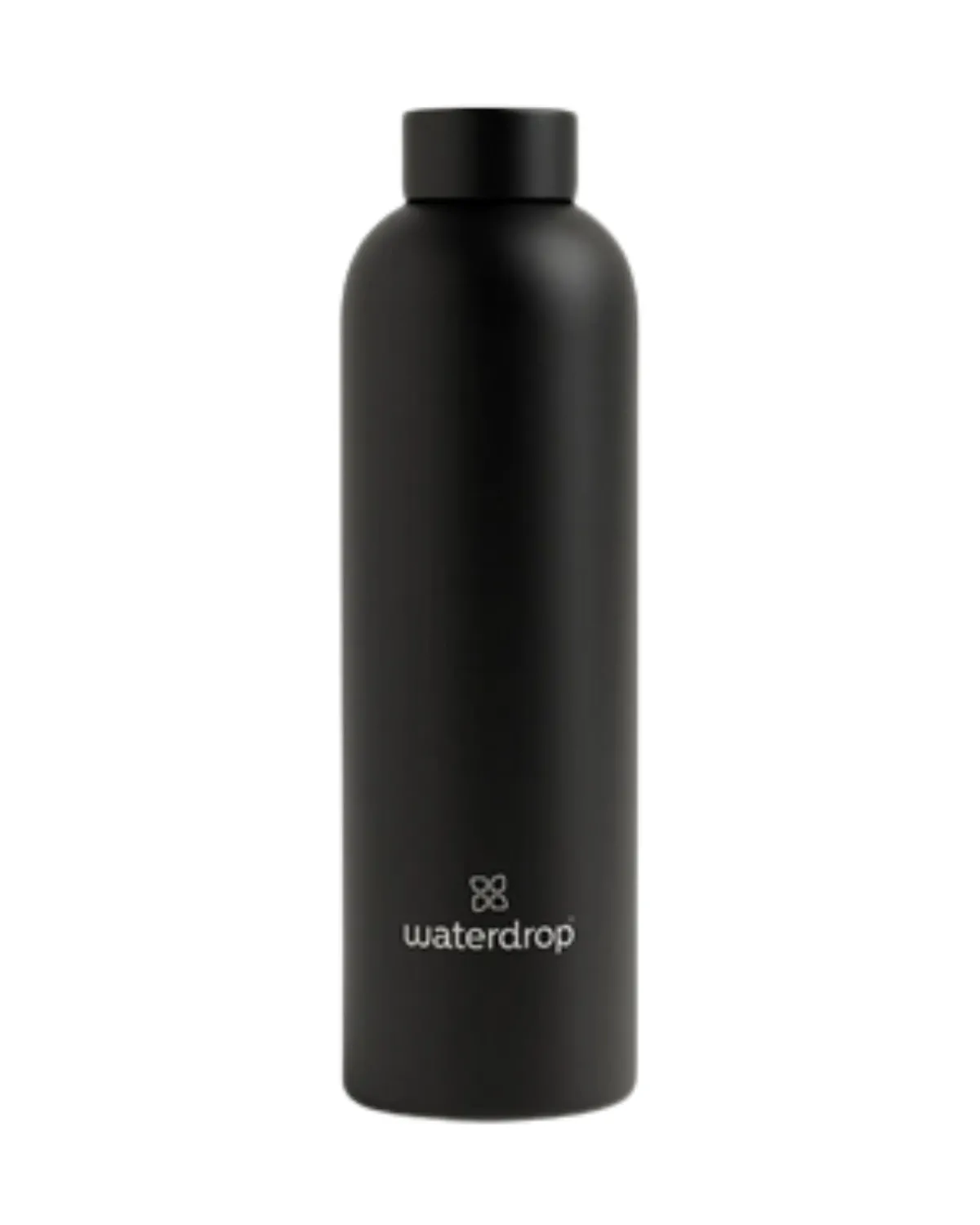 WATERDROP VTHERMO STEEL BOTTLE BLACK MATT 600ML 