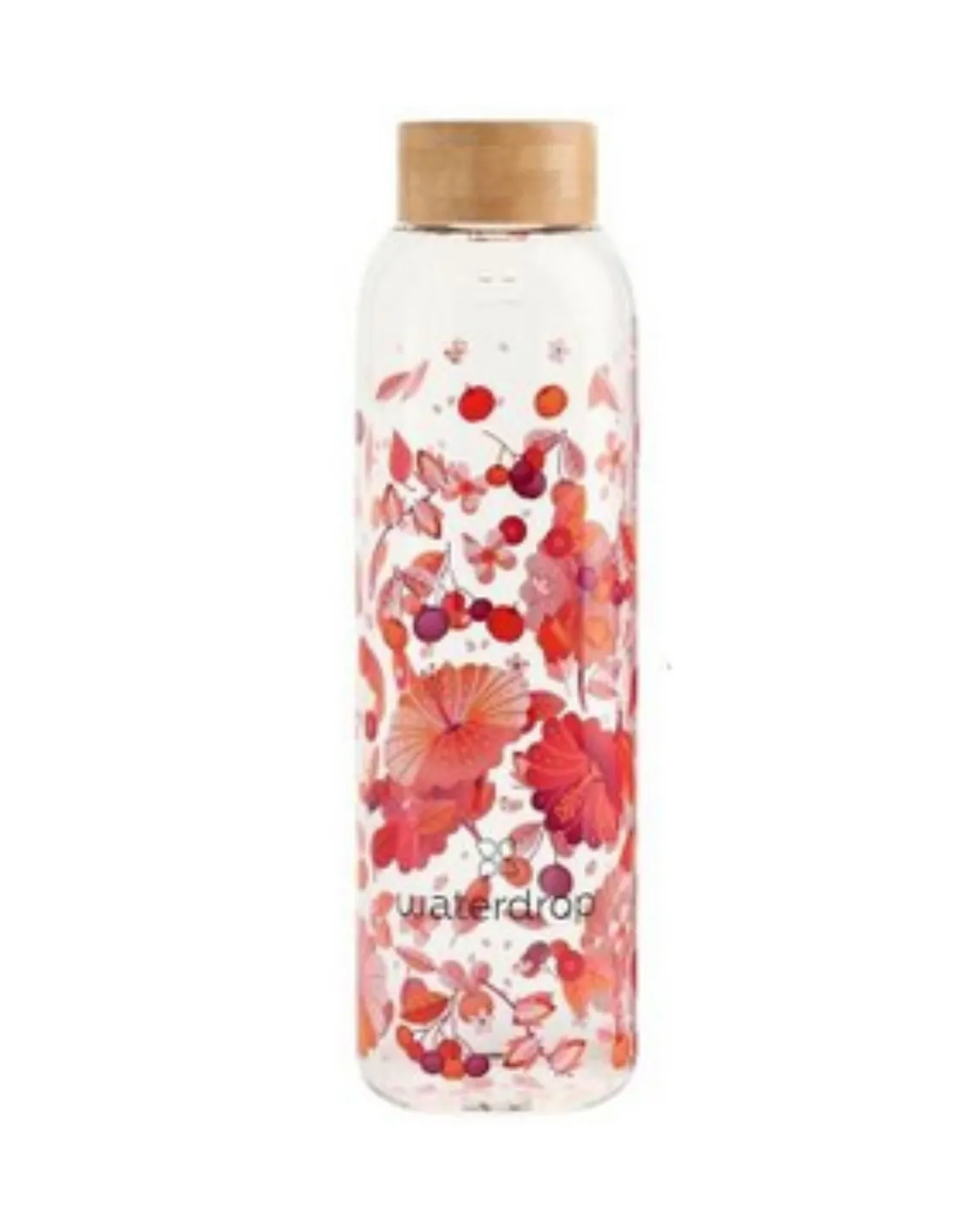 WATERDROP GLASS BOTTLE RELAX 600ML 