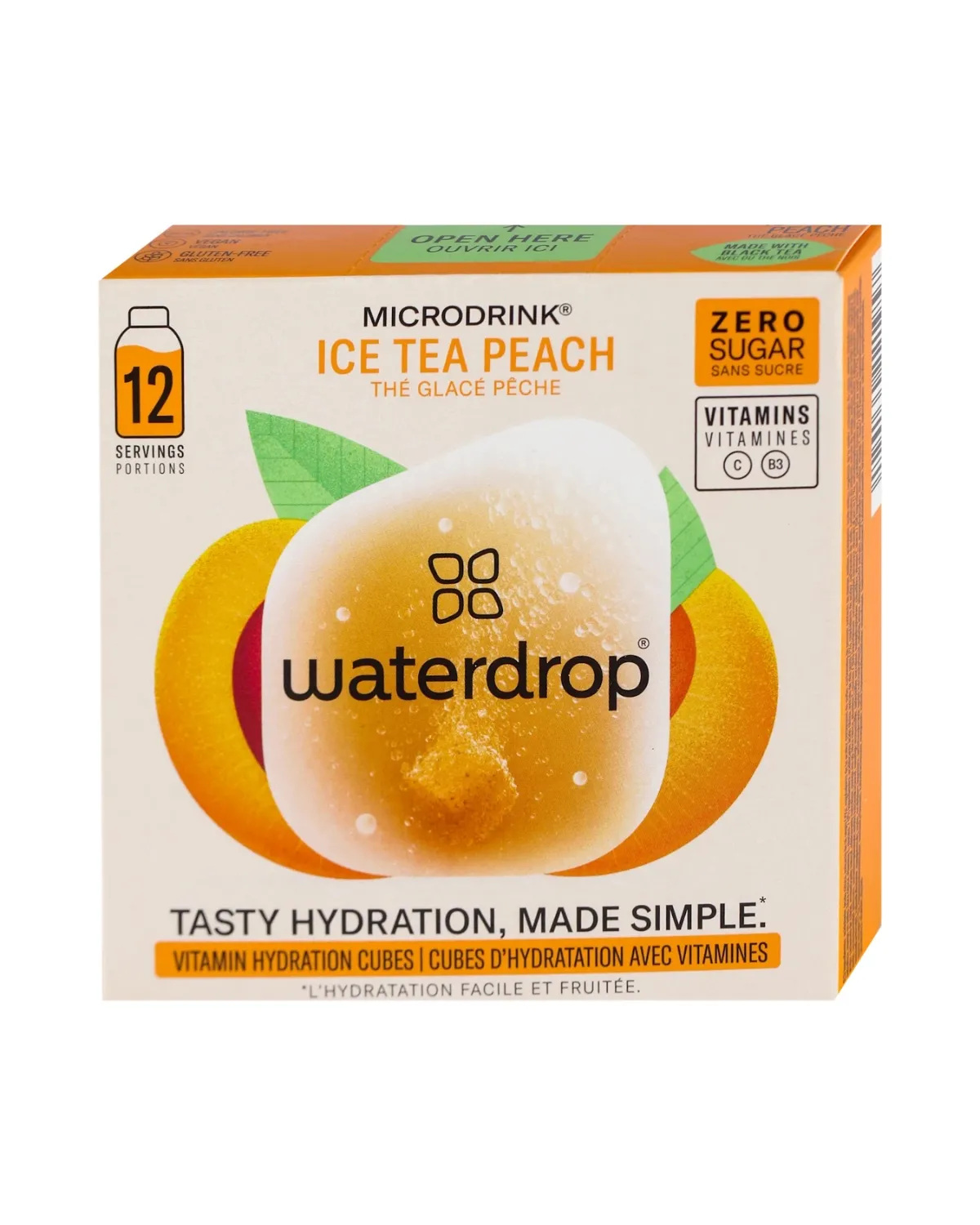 WATERDROP MICRODRINK ICE TEA PEACH 