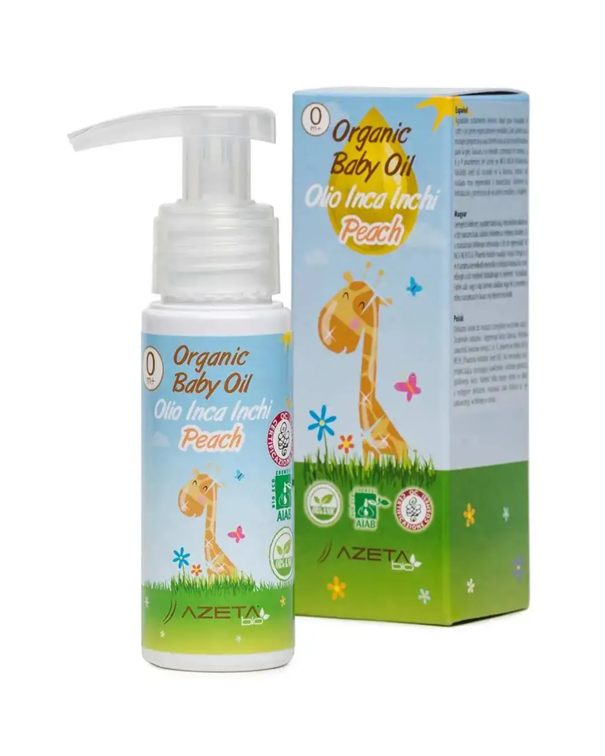 AZETA ORGANSKO ULJE ZA BEBE  BRESKVA  50ML 
