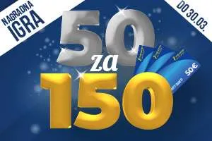 Mil-Pop nagradna igra 50 dana - 150 poklon kartica