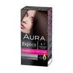 AURA EXPLICIT BOJA ZA KOSU 4.7 - COKOLADA 