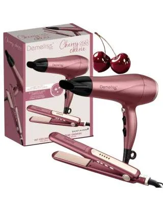DEMELISS SET ZA KOSU - SALON SERIES 2200 FEN + INSTANT CERAMIC PEGLA 