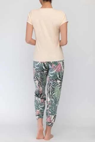 ALMA RAS PIDZAMA K-R ARIA BUTTER-ANIMAL JUNGLE