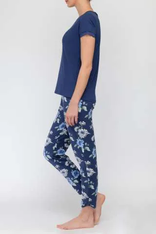 ALMA RAS PIDZAMA K-R HELENA TEGET-KRUPNI FLORAL