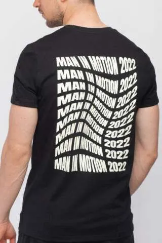 MANNERS MUŠKA MAJICA KRATKI RUKAV SLIM FIT TIN, CRNA