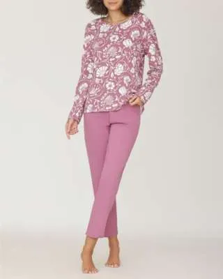 A.RAS Z.PIDZAMA D-R ESMA DEZEN CVIJECE-MAUVE 50 2024 