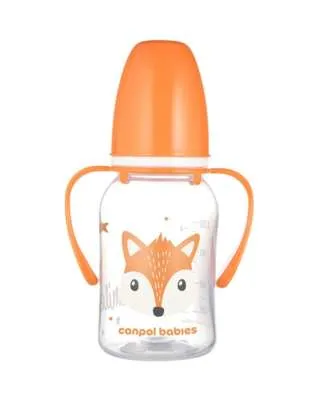 CANPOL BABIES FLAŠICA SA DRŠKOM 120ML ORANGE 