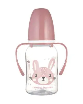 CANPOL BABIES FLAŠICA SA DRŠKOM 120ML PINK 