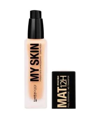 BELLA TECNI PUDER MY SKIN MAT 12H NEUTRAL ROSY 02