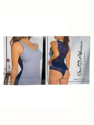 SET BACI&ABBRACCI A.BAR040 MAJICA + GACICE GRIGIO