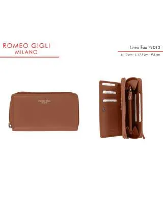 FOX P.FOGLIO DONNA PELLE RG MILANO P1013 CUOIO