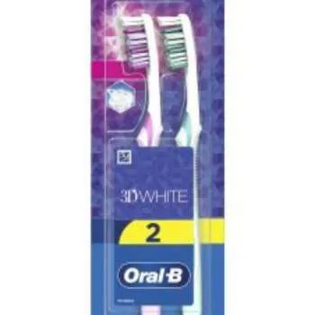 ORAL B CETKICA ZA ZUBE 3D WHITE 1+1 35 MED 2CT 