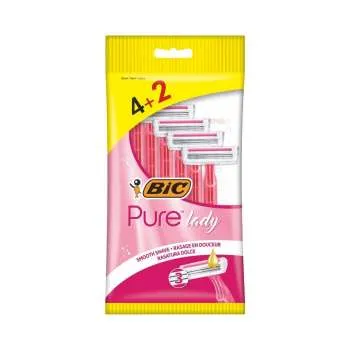 BIC BRIJAC PURE 3  LADY PINK 4+2 