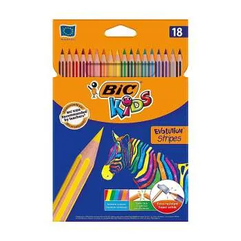 BIC DRVENE BOJICE KIDS EVOLUTION STRIPES 18 