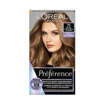 LOREAL PARIS PREFERENCE FARBA ZA KOSU-7.1 ICELAND ASH BLONDE 