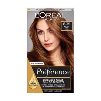 LOREAL PARIS PREFERENCE FARBA ZA KOSU-6.35 HAVANA LIGHT AMBER 