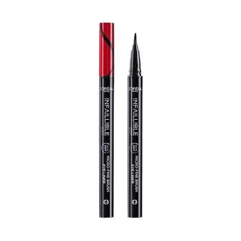 LOREAL INFAILLABLE EYELINER GRIP MICRO-FINE BRUSH OBSIDIAN 