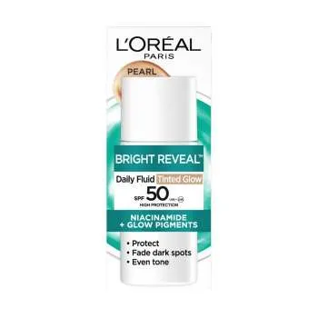 LOREAL FLUID BRIGHT REVEAL DAILY TINTED SPF50+ LIGHT 